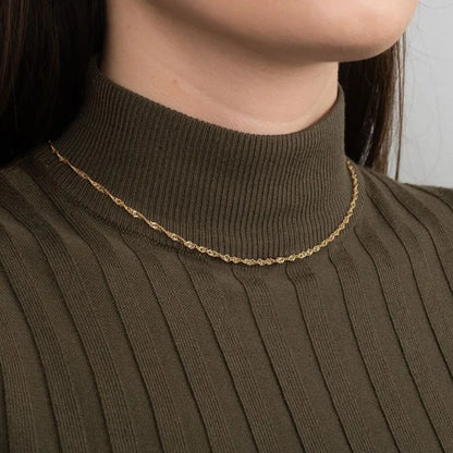 Corrente em ouro amarelo 18K-750