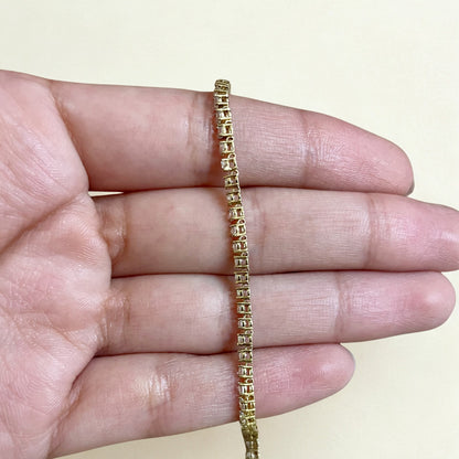 Pulseira Riviera em Ouro Amarelo 18K-750