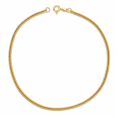 Pulseira Groumet Dupla em Ouro Amarelo 18K