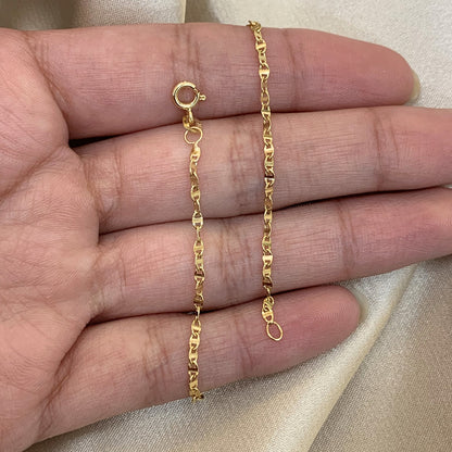 Pulseira Coffee em Ouro Amarelo 18k