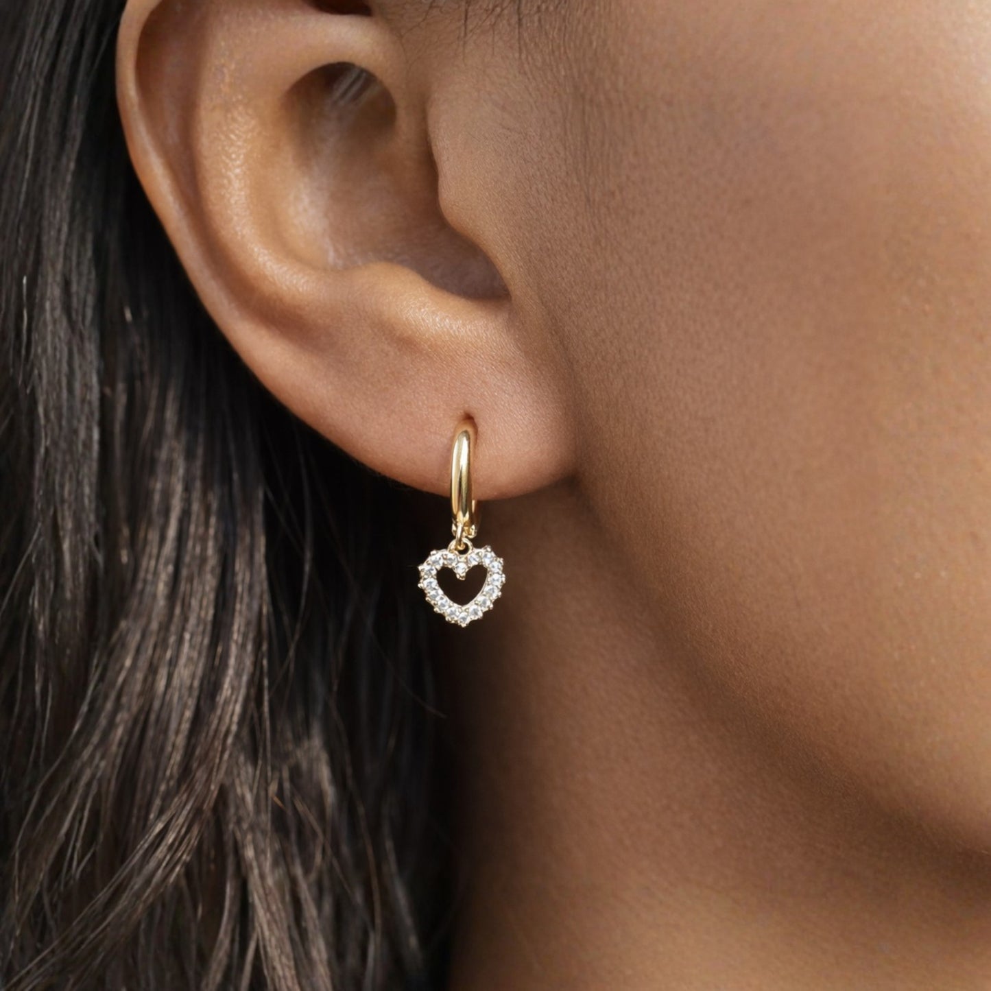 Brinco Argola Daughter em Ouro Amarelo 18K-750
