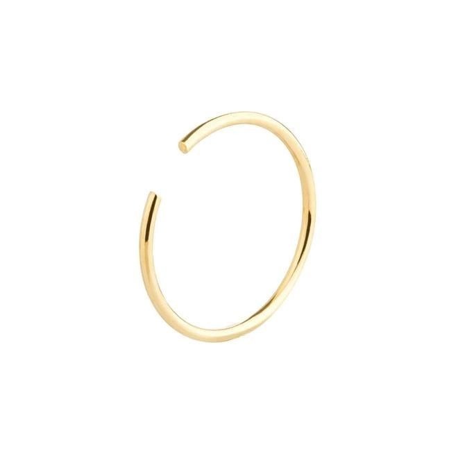 Piercing Argola Fina em Ouro 18K para nariz