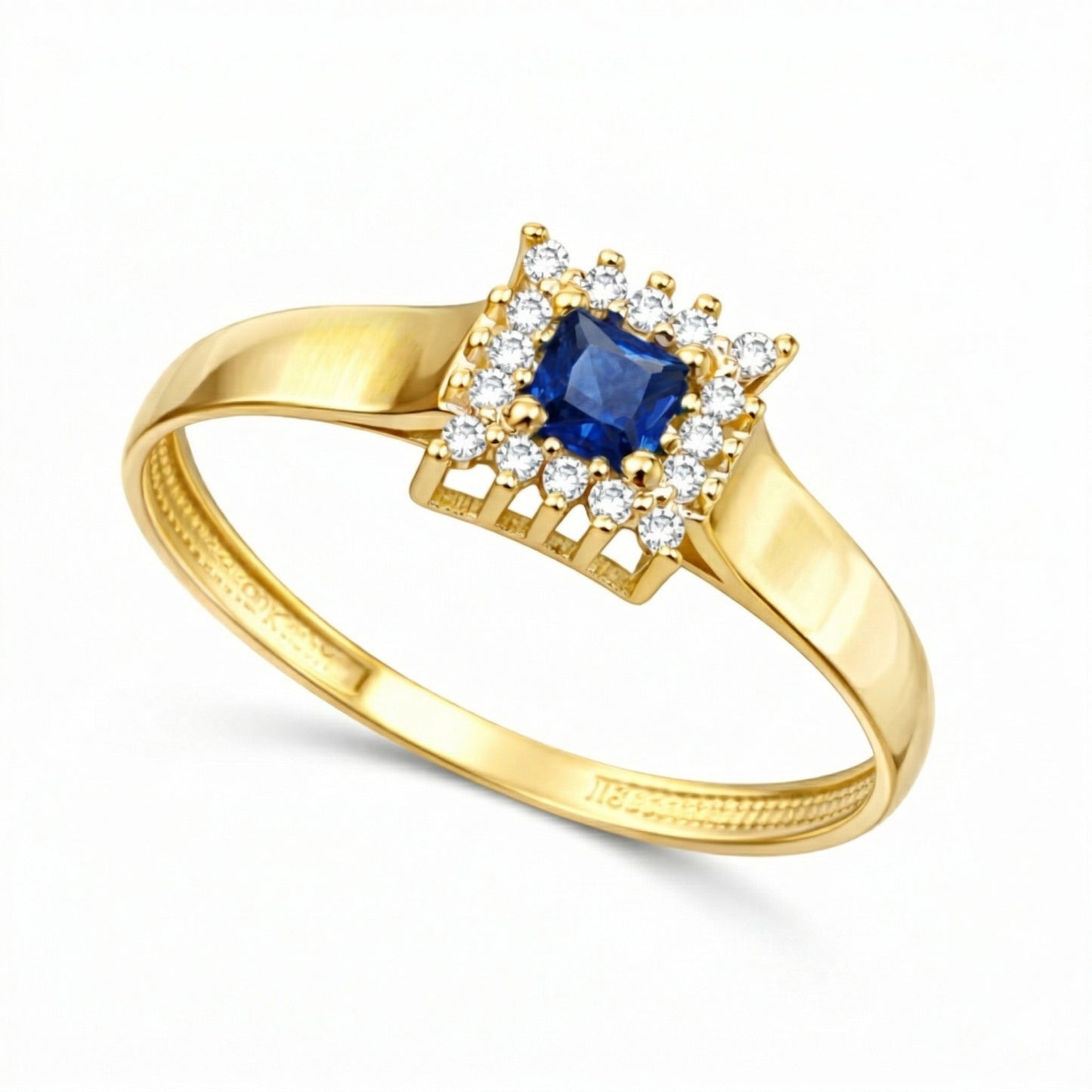 Anel Dream em Ouro Amarelo 18K-750, com zircônias