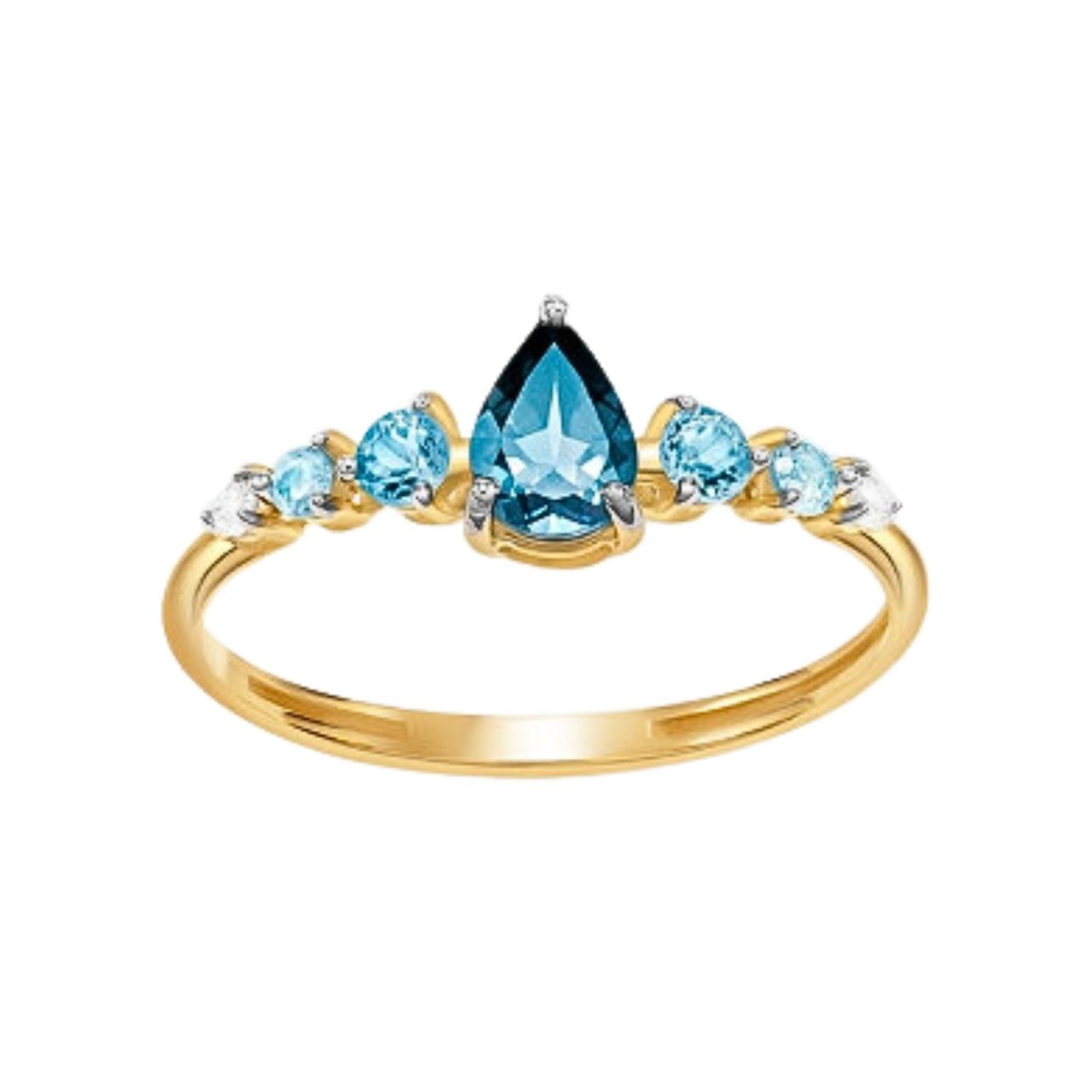 Anel Blues Coleção Charme em Ouro Amarelo 18K-750