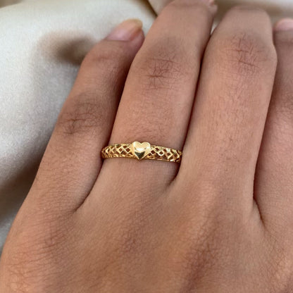 Anel Light Heart em Ouro Amarelo 18K-750
