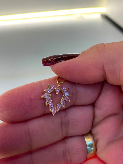 Pingente Coração em Ouro amarelo 18K