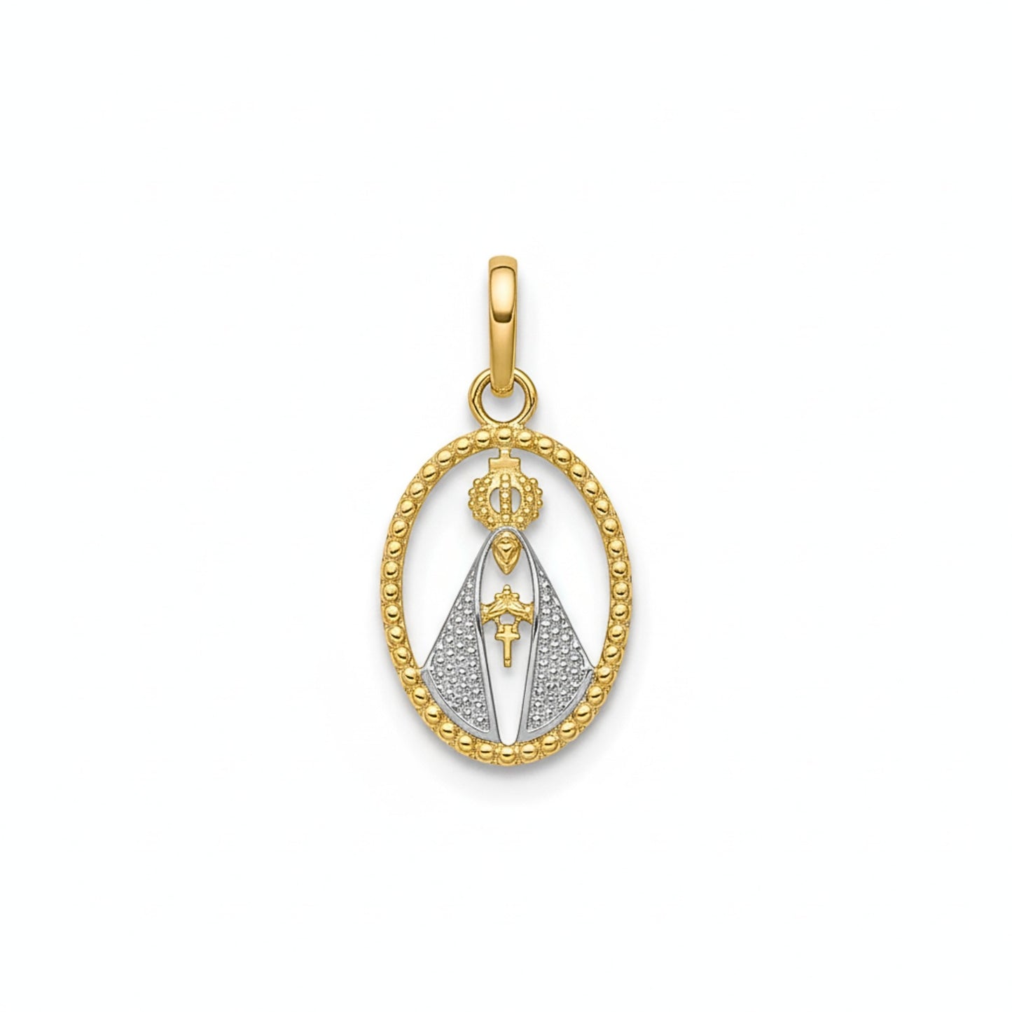 Pingente Nossa Senhora em Ouro Amarelo 18K-750