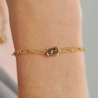 Pulseira Raiar Âmbar em ouro amarelo 18k