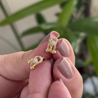 Brinco Argola Aurum em Ouro Amarelo 18k, 10mm