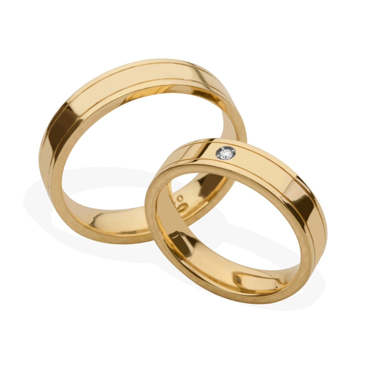Aliança em Ouro 18K Amor Puro AFNW892/0001