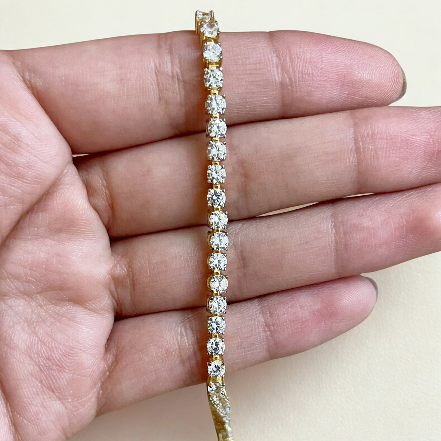 Pulseira Riviera em Ouro Amarelo 18K-750