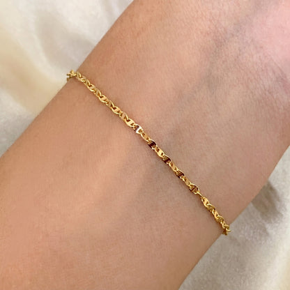 Pulseira Coffee em Ouro Amarelo 18k