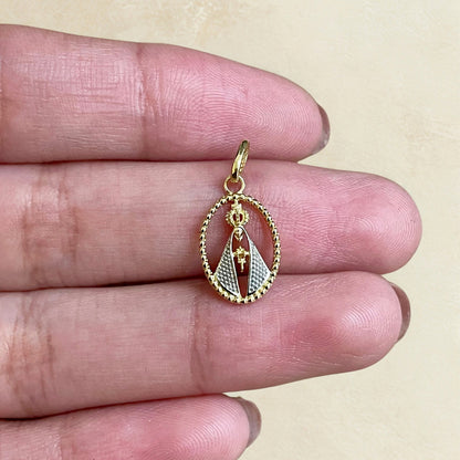 Pingente Nossa Senhora em Ouro Amarelo 18K-750