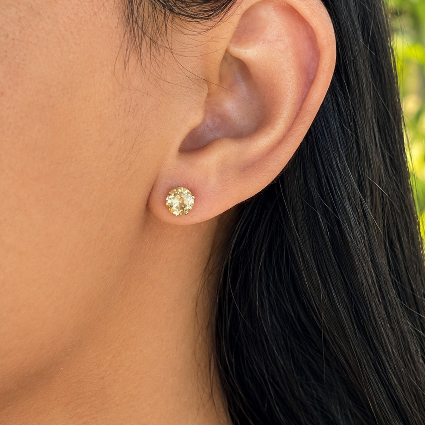 Conjunto Vivence em Ouro Amarelo 18K-750, com Green Gold