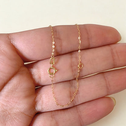 Gargantilha com 5 Ametistas em Ouro Amarelo 18K-750