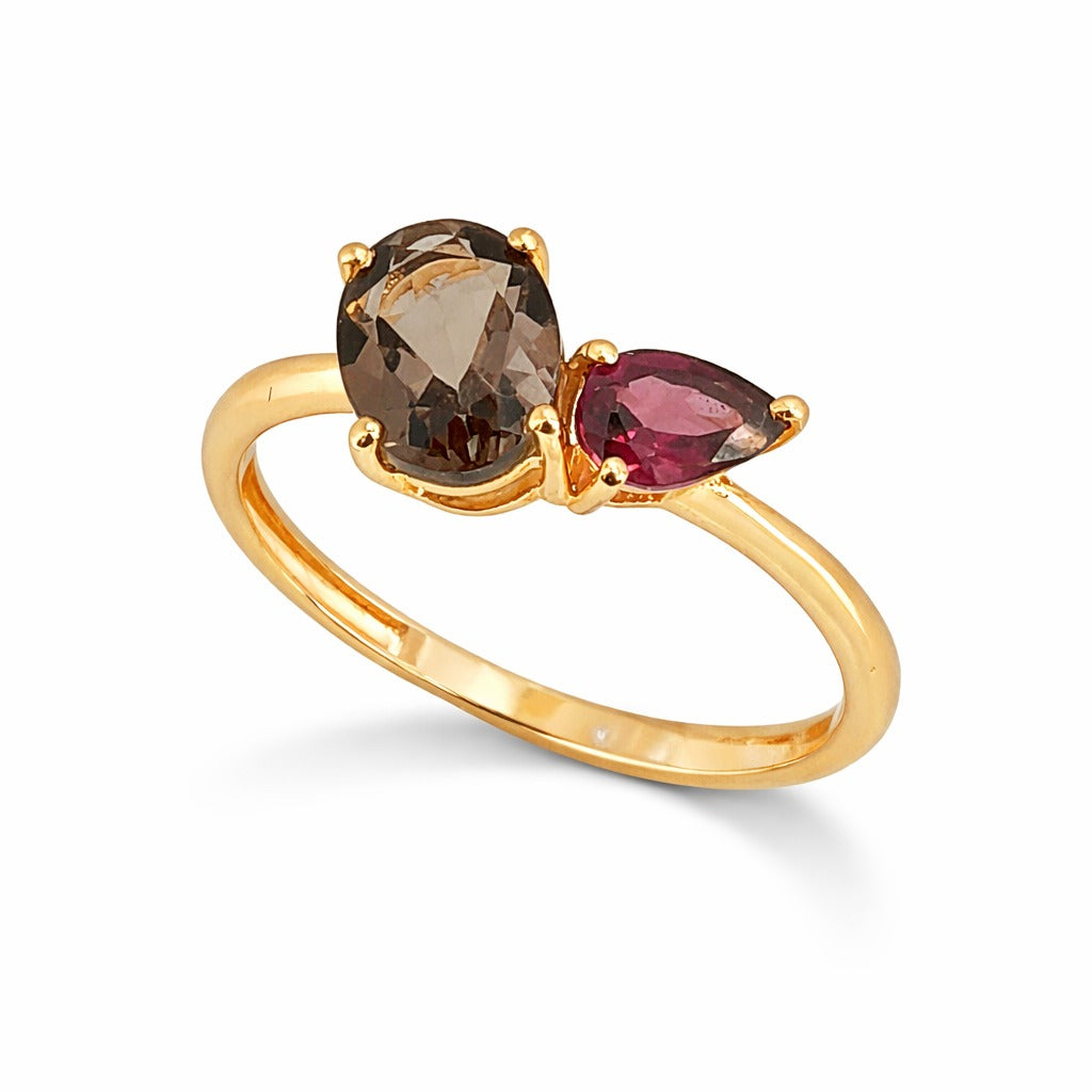 Anel Ouro Amarelo 18K - Coleção Vivaz MAN3675