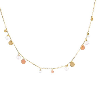 Gargantilha em ouro amarelo e Rosê 18K - Coleção Óra