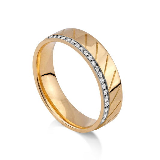 Aliança em Ouro 18K Brilho Infinito AFNW896/0001