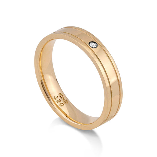 Aliança em Ouro 18K Amor Puro AFNW892/0001