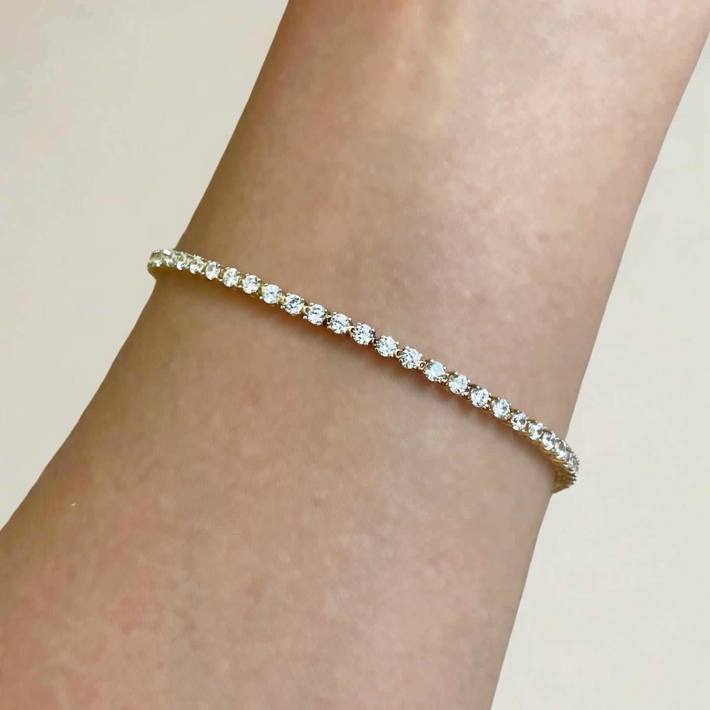 Pulseira Riviera em Ouro Amarelo 18K-750