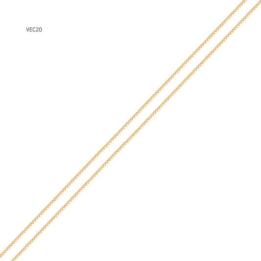 Corrente Veneziana VEC20 em Ouro Amarelo 18K-750