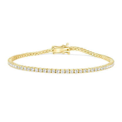 Pulseira Riviera em Ouro Amarelo 18K-750