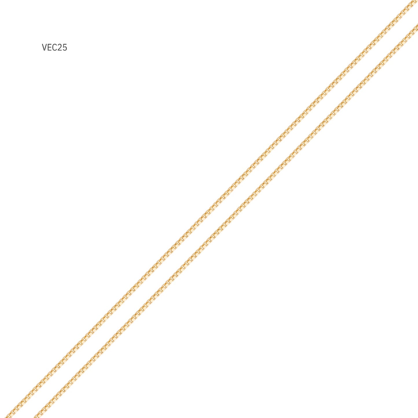 Corrente Veneziana VEC25 em Ouro Amarelo 18K-750