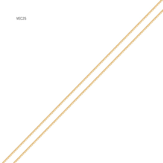 Corrente Veneziana VEC25 em Ouro Amarelo 18K-750