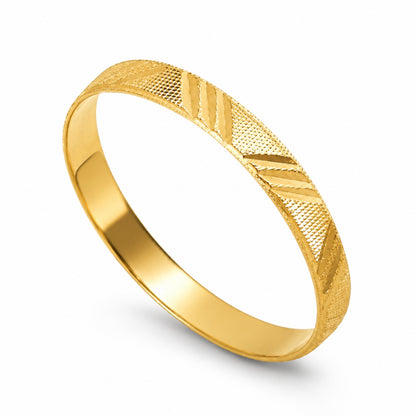 Aliança Vértice em Ouro Amarelo 18K