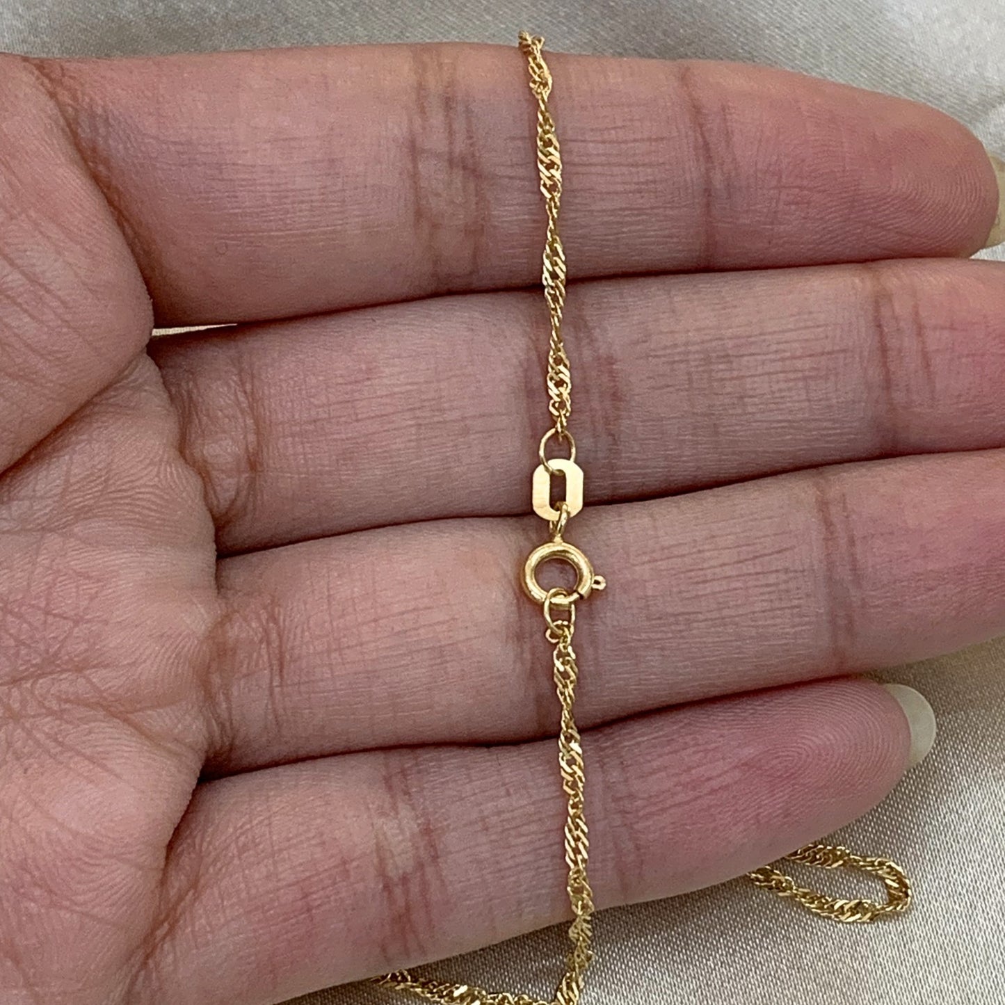 Corrente em ouro amarelo 18K-750