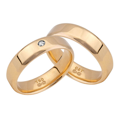 Aliança em Ouro 18K Laços do Amor ALMW893/0002