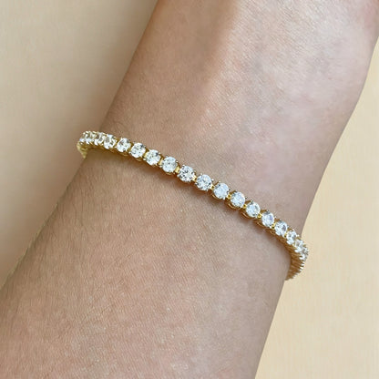 Pulseira Riviera em Ouro Amarelo 18K-750