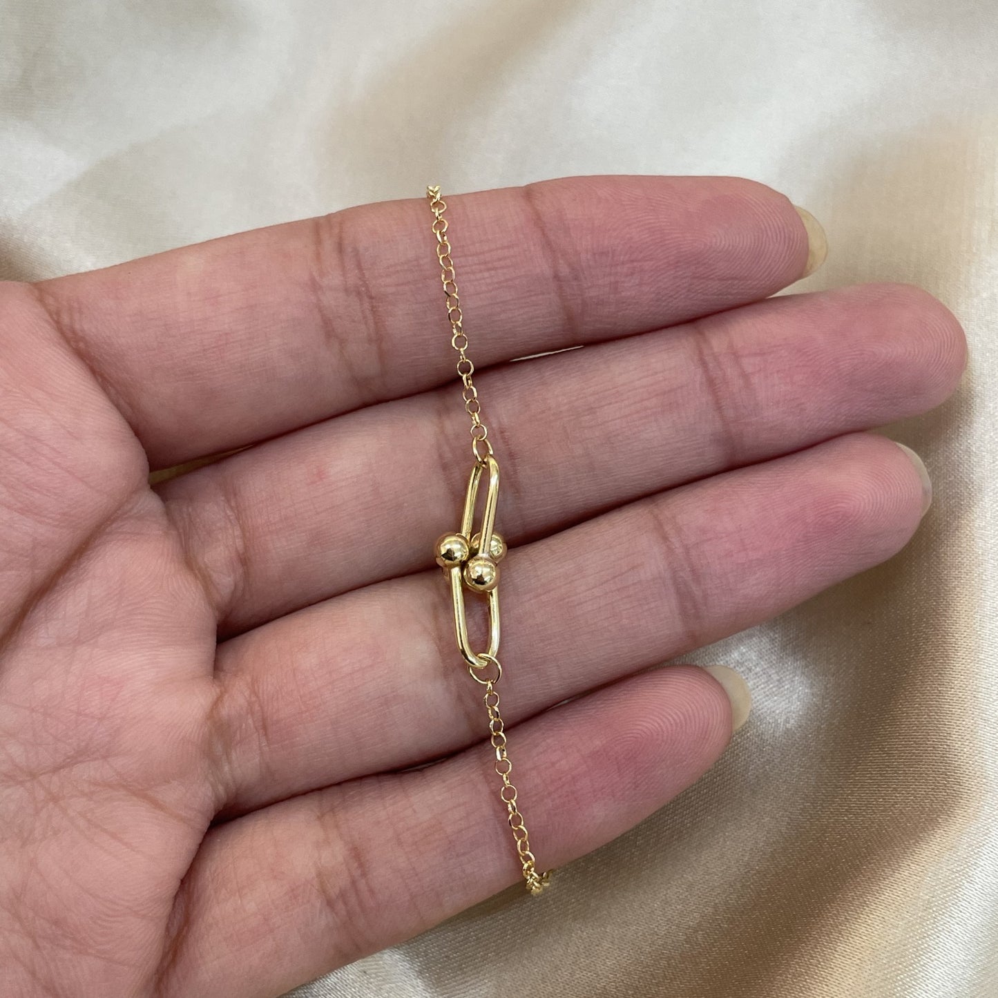 Pulseira Aurum Dot em Ouro Amarelo 18k-750