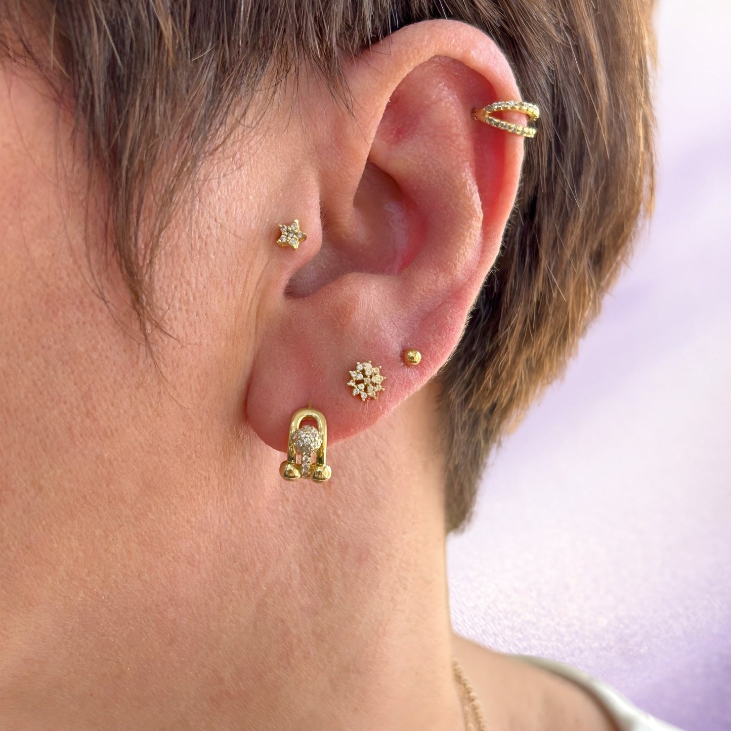 Brinco Argola Aurum em Ouro Amarelo 18k, 10mm