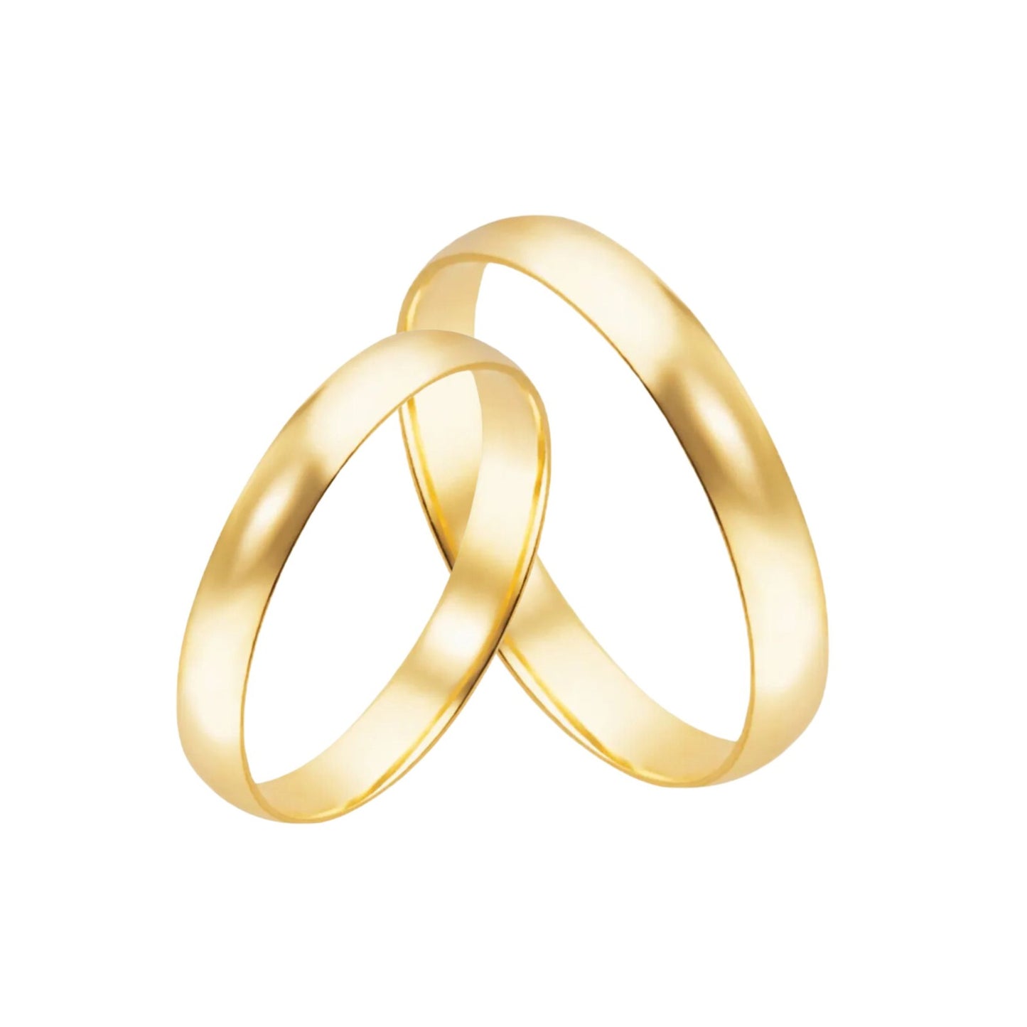 Aliança Essence em Ouro Amarelo 18K-750