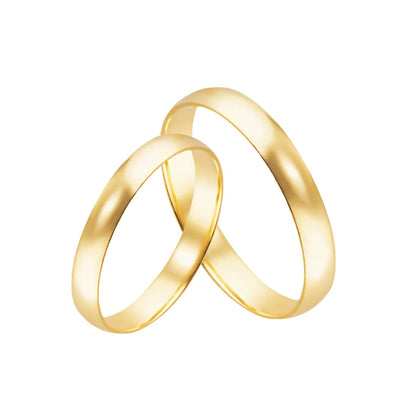 Aliança Essence em Ouro Amarelo 18K-750