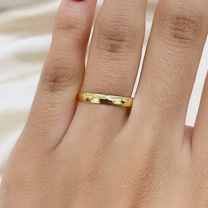 Aliança Essence em Ouro Amarelo 18K-750