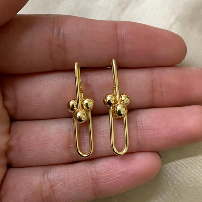 Brinco Aurum Loop em Ouro Amarelo 18k-750
