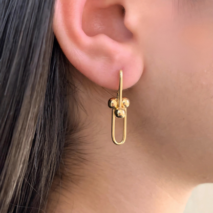 Brinco Aurum Loop em Ouro Amarelo 18k-750