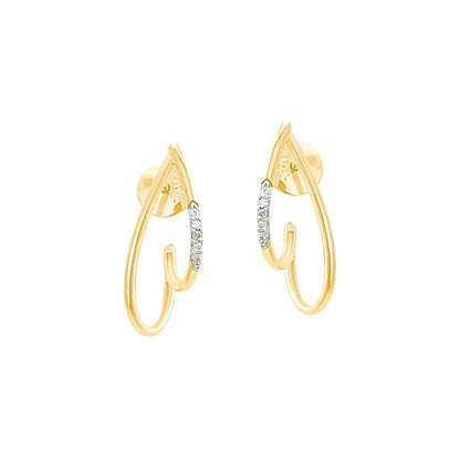 Brinco Cignus Coleção Charme em Ouro Amarelo 18k-750