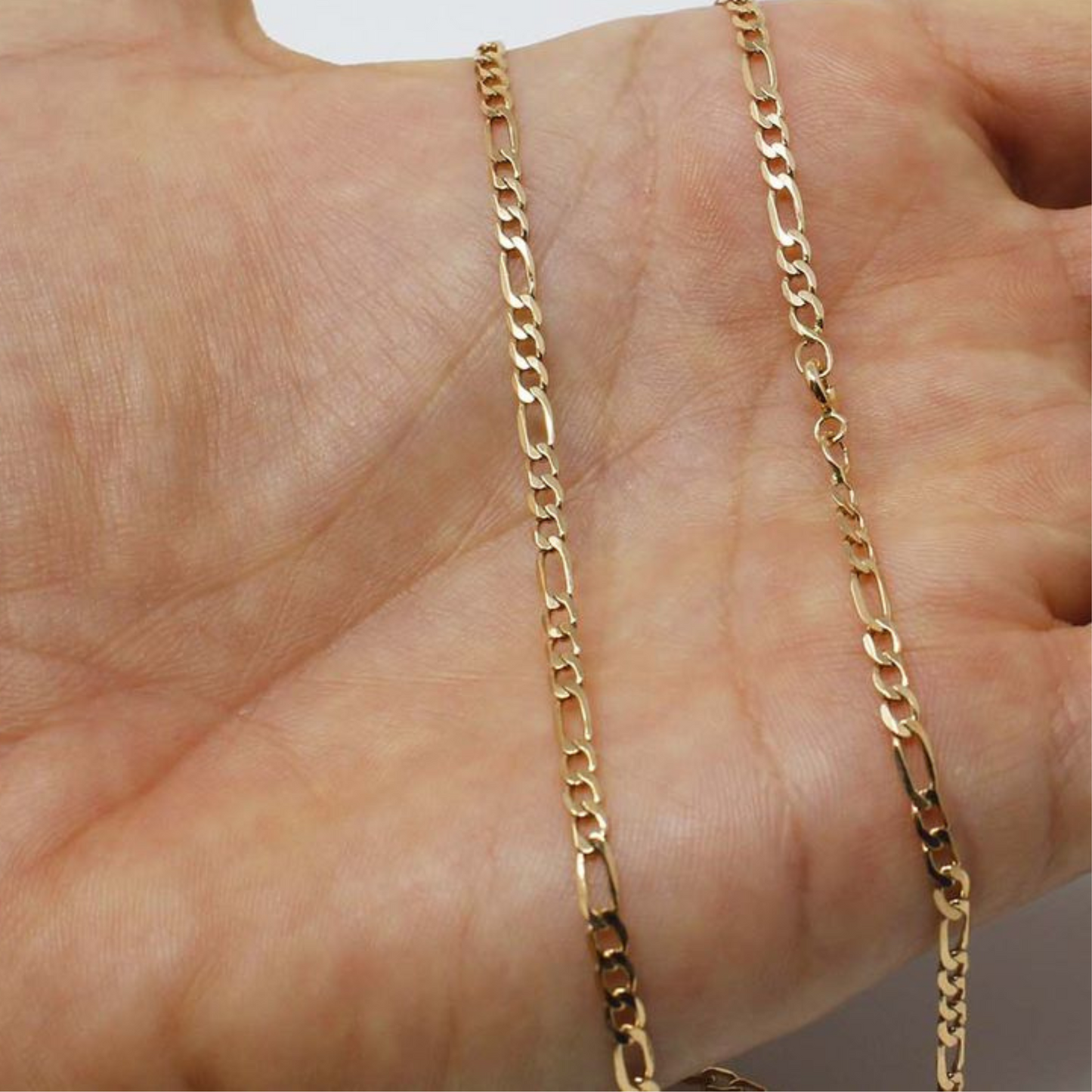 Corrente Alternada 3X1 Diamantada em Ouro Amarelo 18K-750