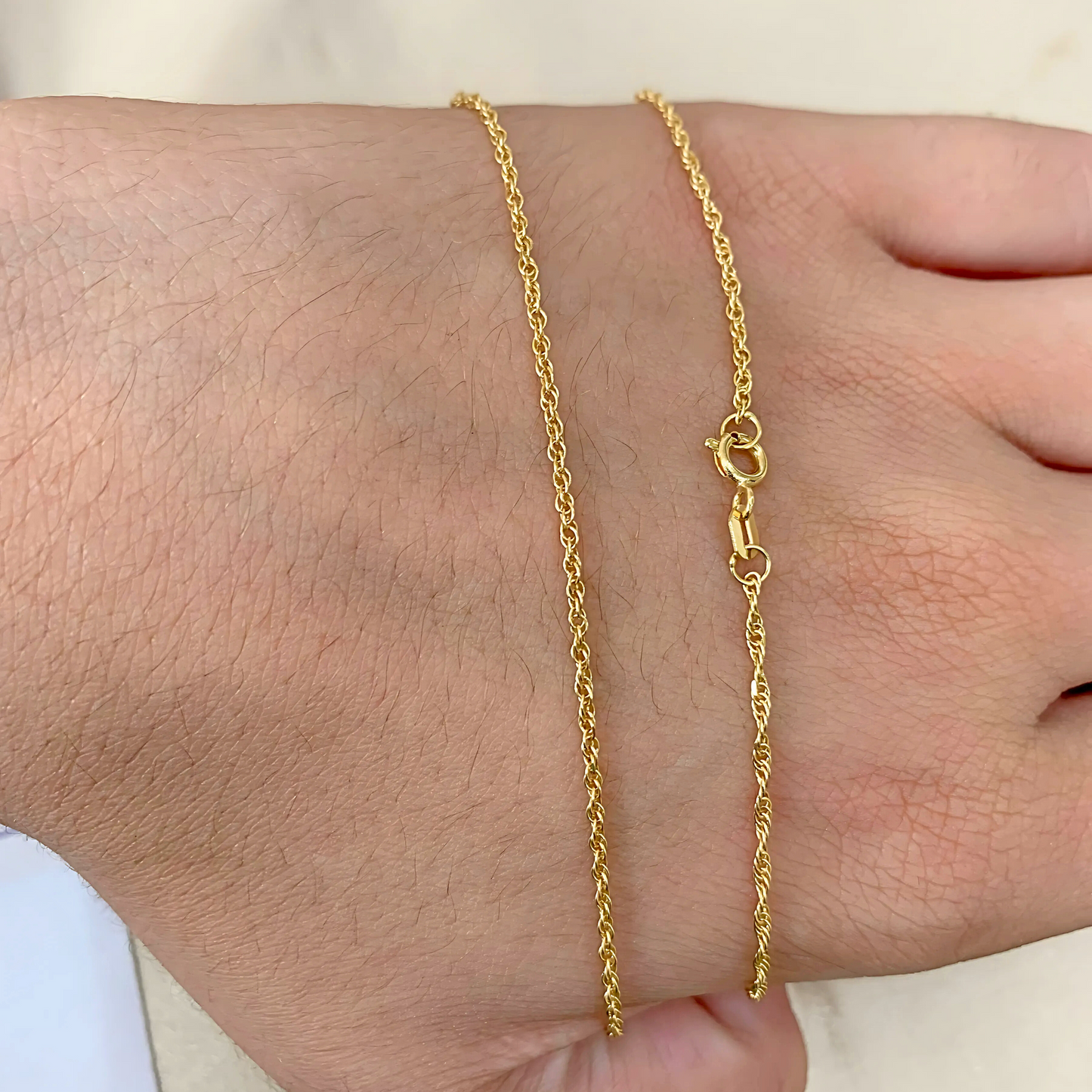 Corrente Cordino F25 em Ouro Amarelo 18K-750