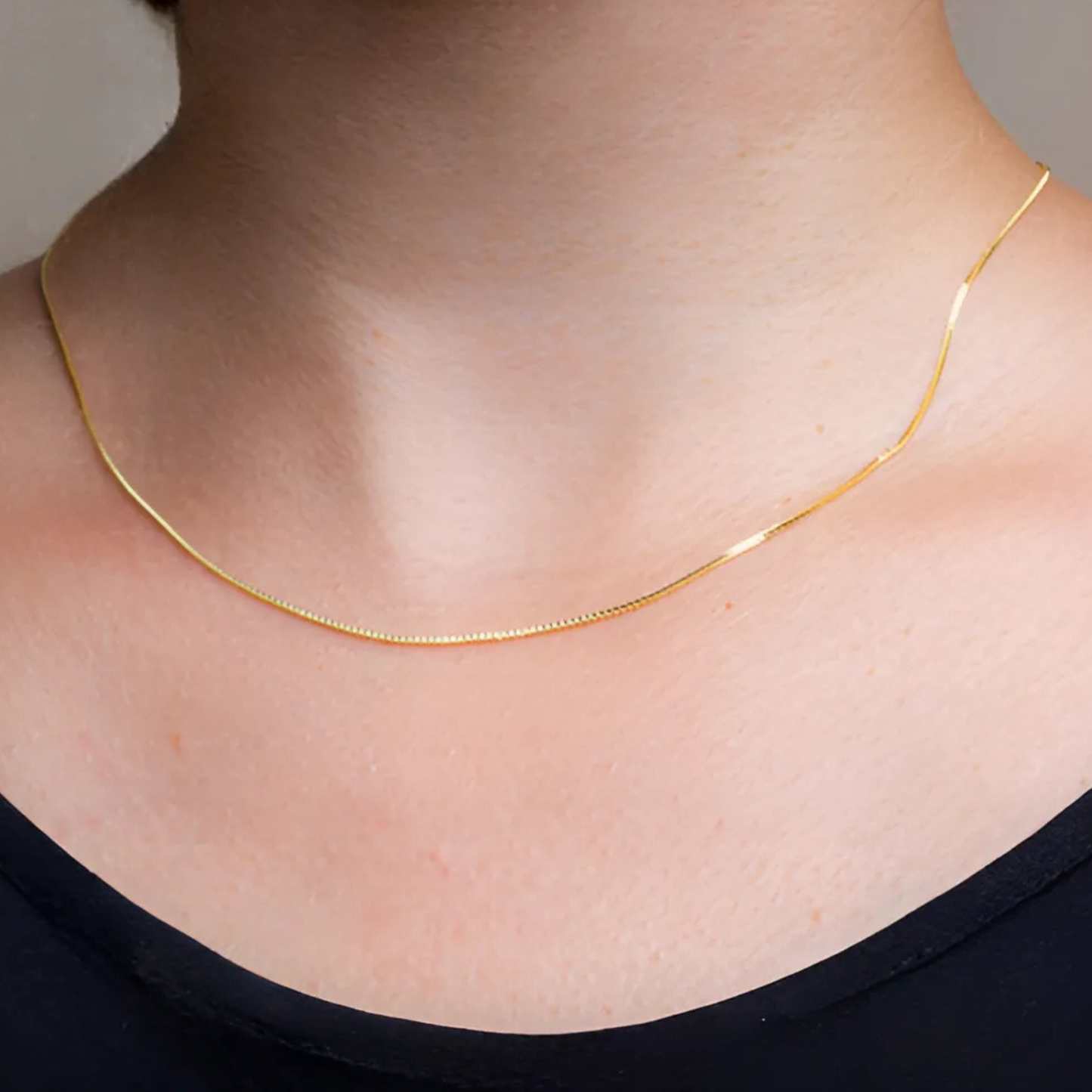 Corrente Veneziana Fio 27 em Ouro Amarelo 18K-750