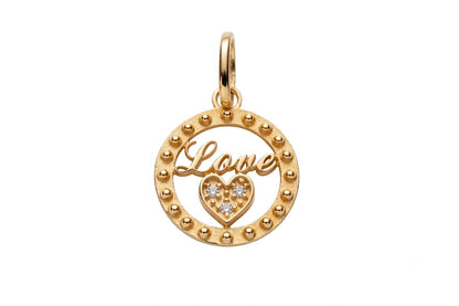 Pingente Love S2 em Ouro amarelo 18K