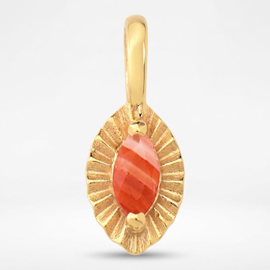 Pingente Navete em Ouro amarelo 18K
