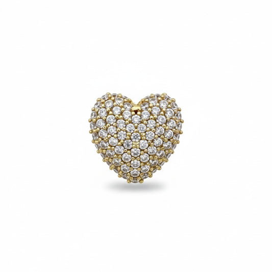 Pingente Pure Love em Ouro Amarelo 18K-750, com zircônias