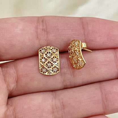 Brinco Lumiere em Ouro Amarelo