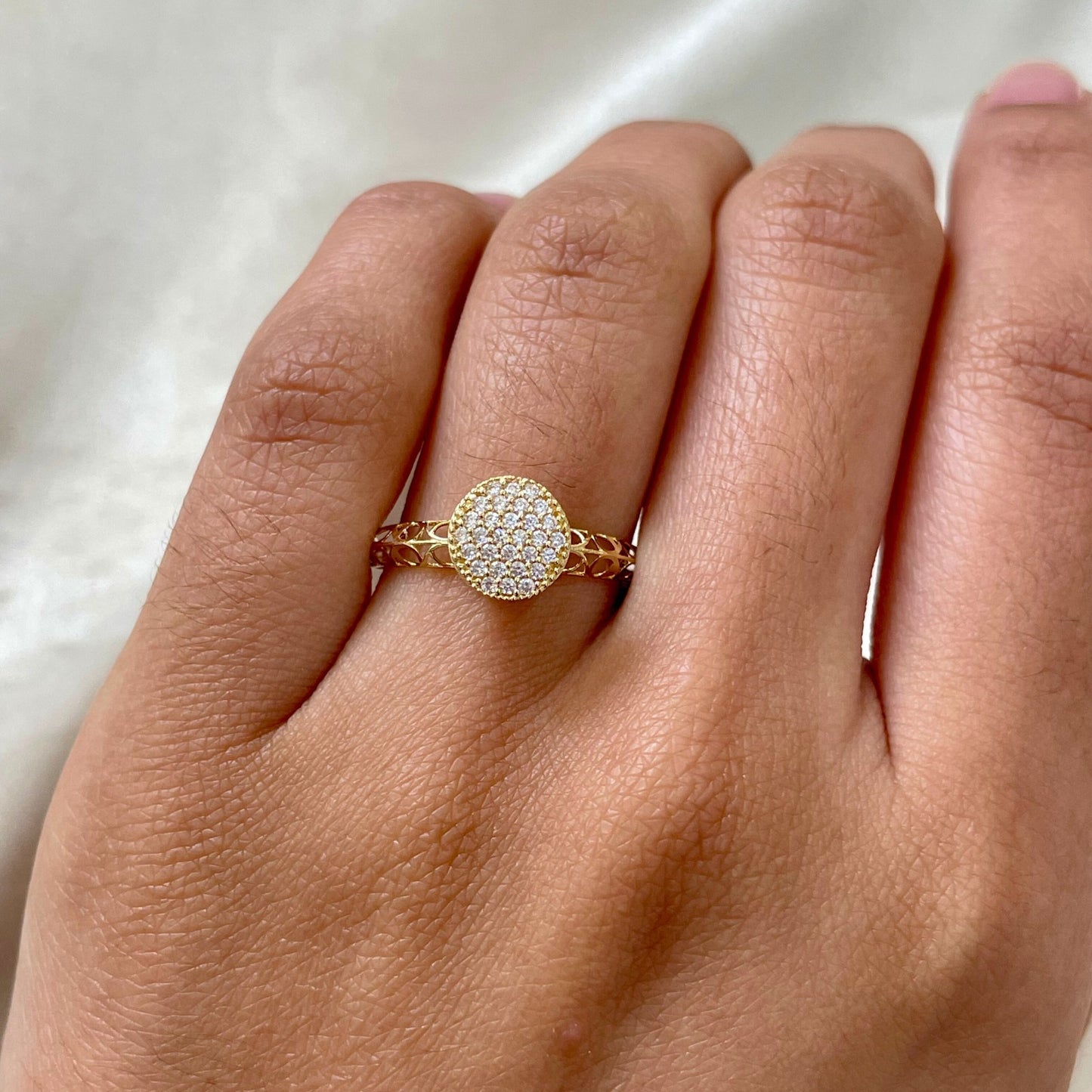 Anel Ciel em Ouro Amarelo 18K-750