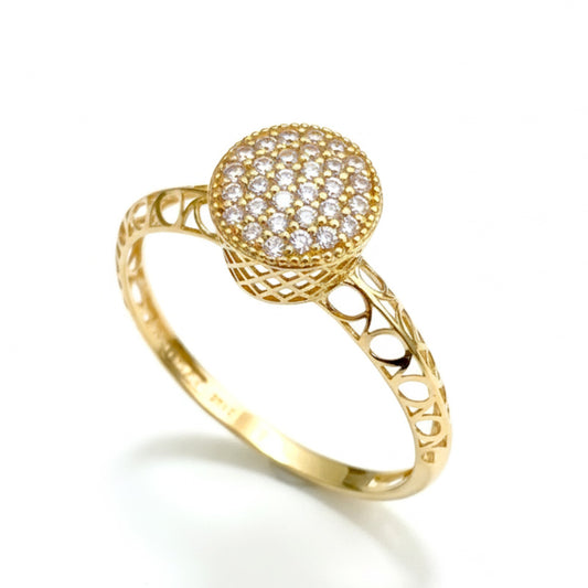 Anel Ciel em Ouro Amarelo 18K-750