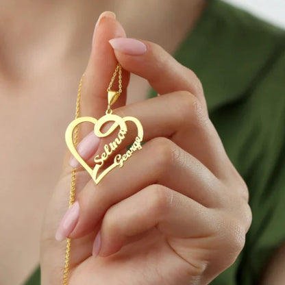 Pingente Coração Personalizável em Ouro Amarelo 18K-750